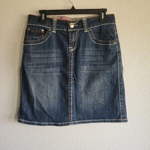 NWOT Hot To Trot Jean Denim Skirt Womens Size Small